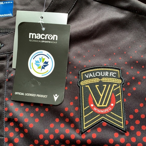 VALOUR FC Soccer Jersey Adult Away Match Macron Big and Tall - Picture 12 of 15